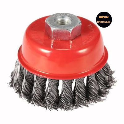 Picture of 4" Cup Brush Twist wire Brush For Angel grinder