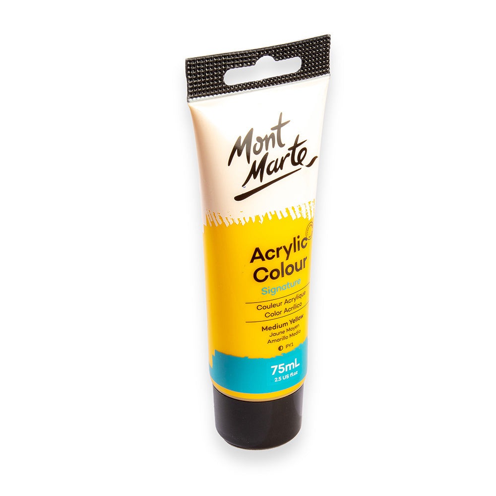 Buy mont-marte-acrylic-color-paint-75ml-medium-yellow at Best Prices in Bangladesh