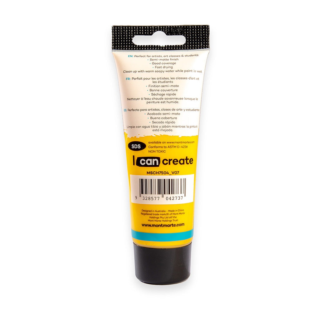 Buy mont-marte-acrylic-color-paint-75ml-medium-yellow at Best Prices in Bangladesh