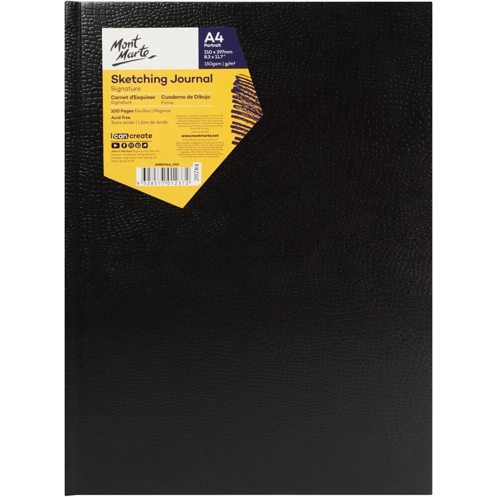 Buy Mont Marte Sketch Journal Croc A4 Portrait 100pg 150gsm at Best Prices in Bangladesh