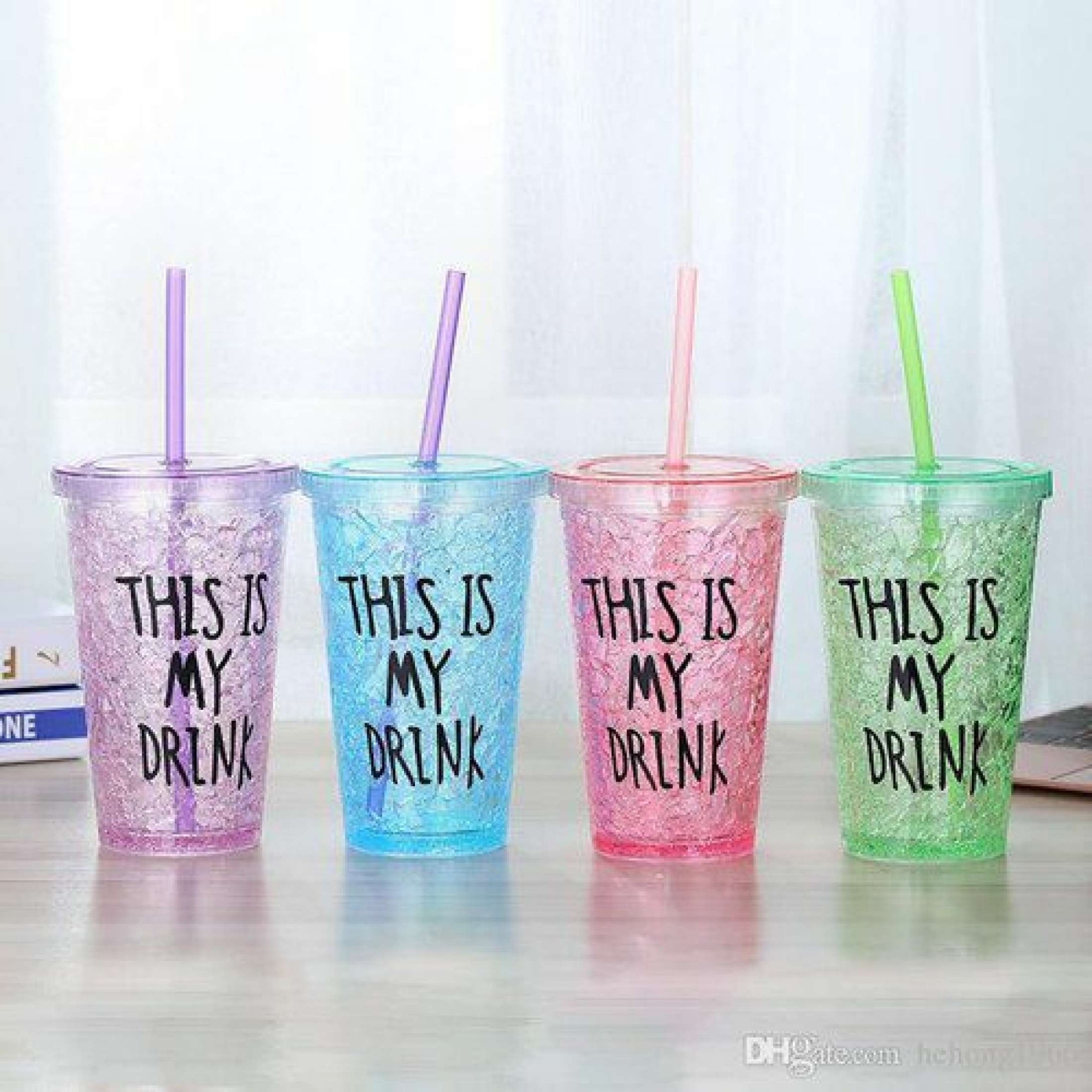 Picture of Water pot With Straw/Water pot /Glass/Water Glass with Straw