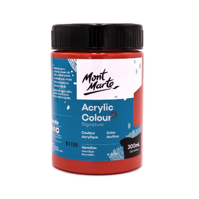 Buy Mont Marte Acrylic Color Paint 300ml-Vermilion at Best Prices in Bangladesh