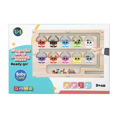 Buy Magnetic Color And Number Maze Wooden Magnetic Color Number Maze Children Color Recognition Game Toys