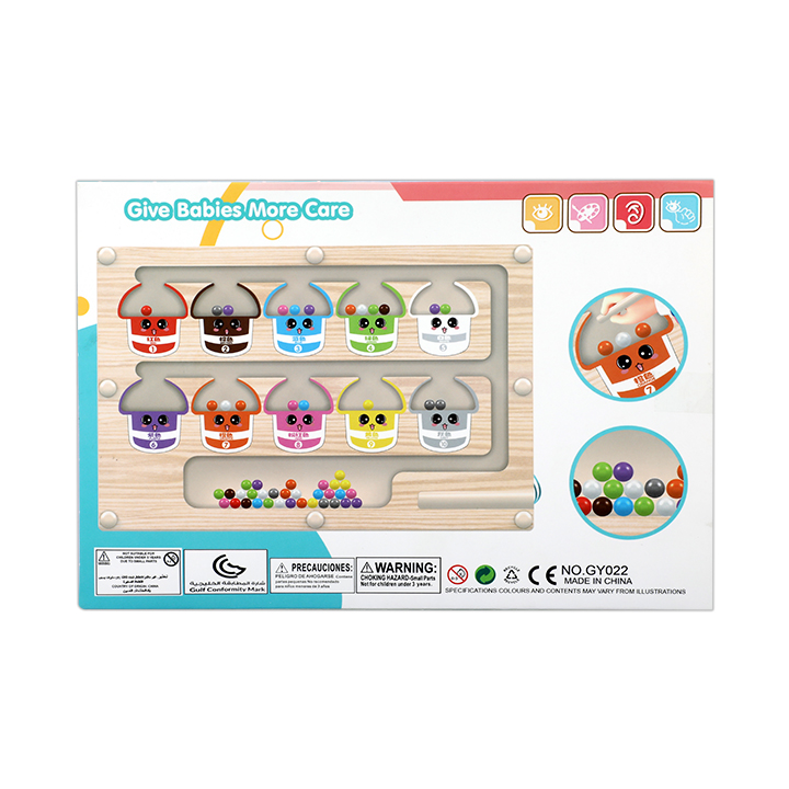 Buy Magnetic Color And Number Maze Wooden Magnetic Color Number Maze Children Color Recognition Game Toys
