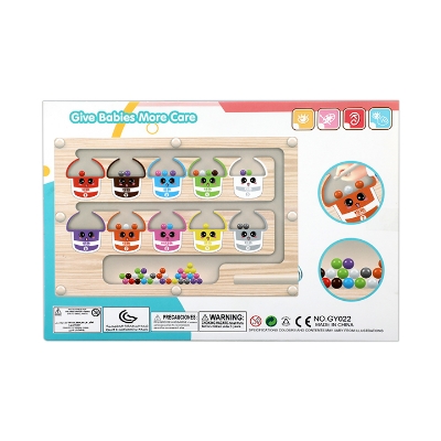 Buy Magnetic Color And Number Maze Wooden Magnetic Color Number Maze Children Color Recognition Game Toys