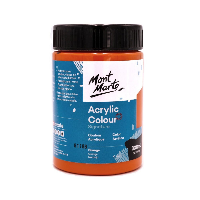 Buy Mont Marte Acrylic Color Paint 300ml-Orange at Best Prices in Bangladesh