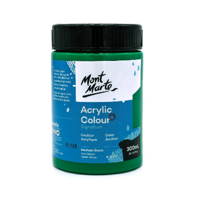 Buy Mont Marte Acrylic Colour Paint 300ml -Medium Green at Best Prices in Bangladesh
