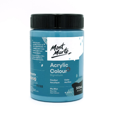 Buy Mont Marte Acrylic Colour Paint 300ml -Sky Blue at Best Prices in Bangladesh