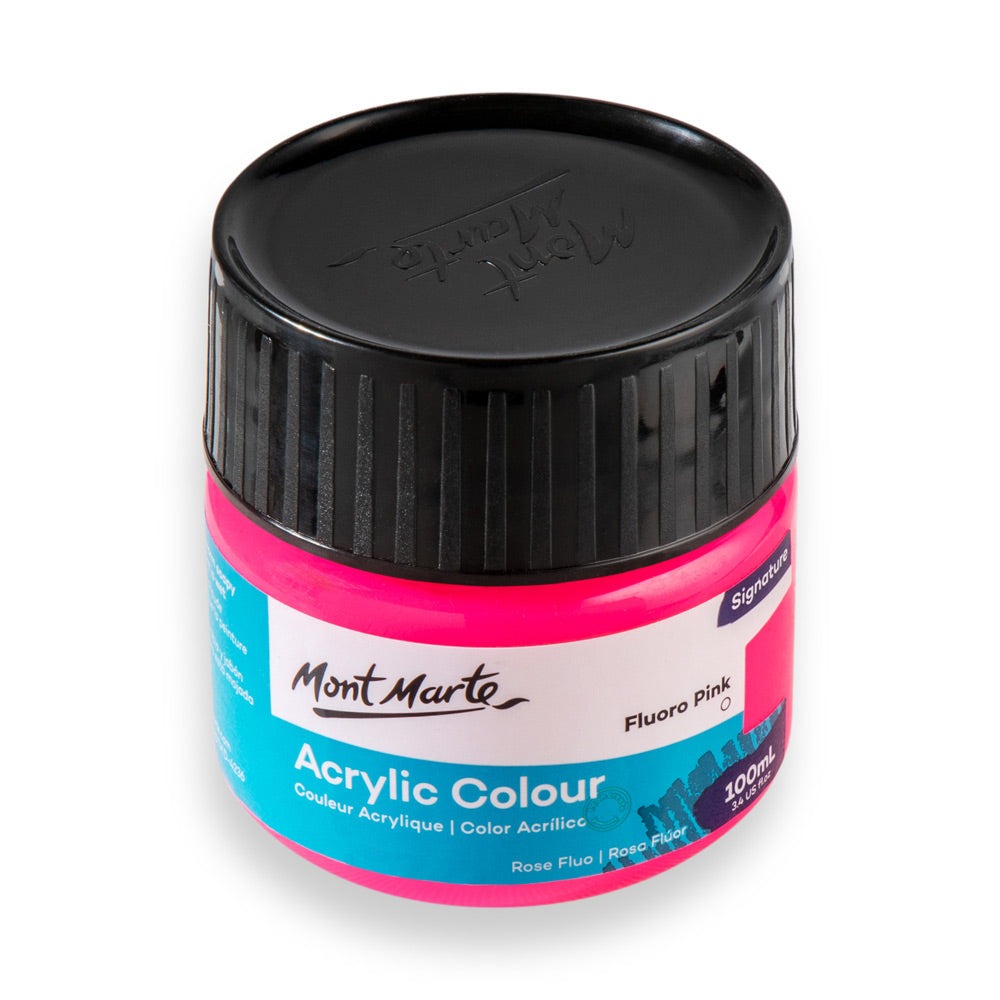 Buy Mont Marte Acrylic Color Paint 100ML-Fluro Pink at Best Prices in Bangladesh