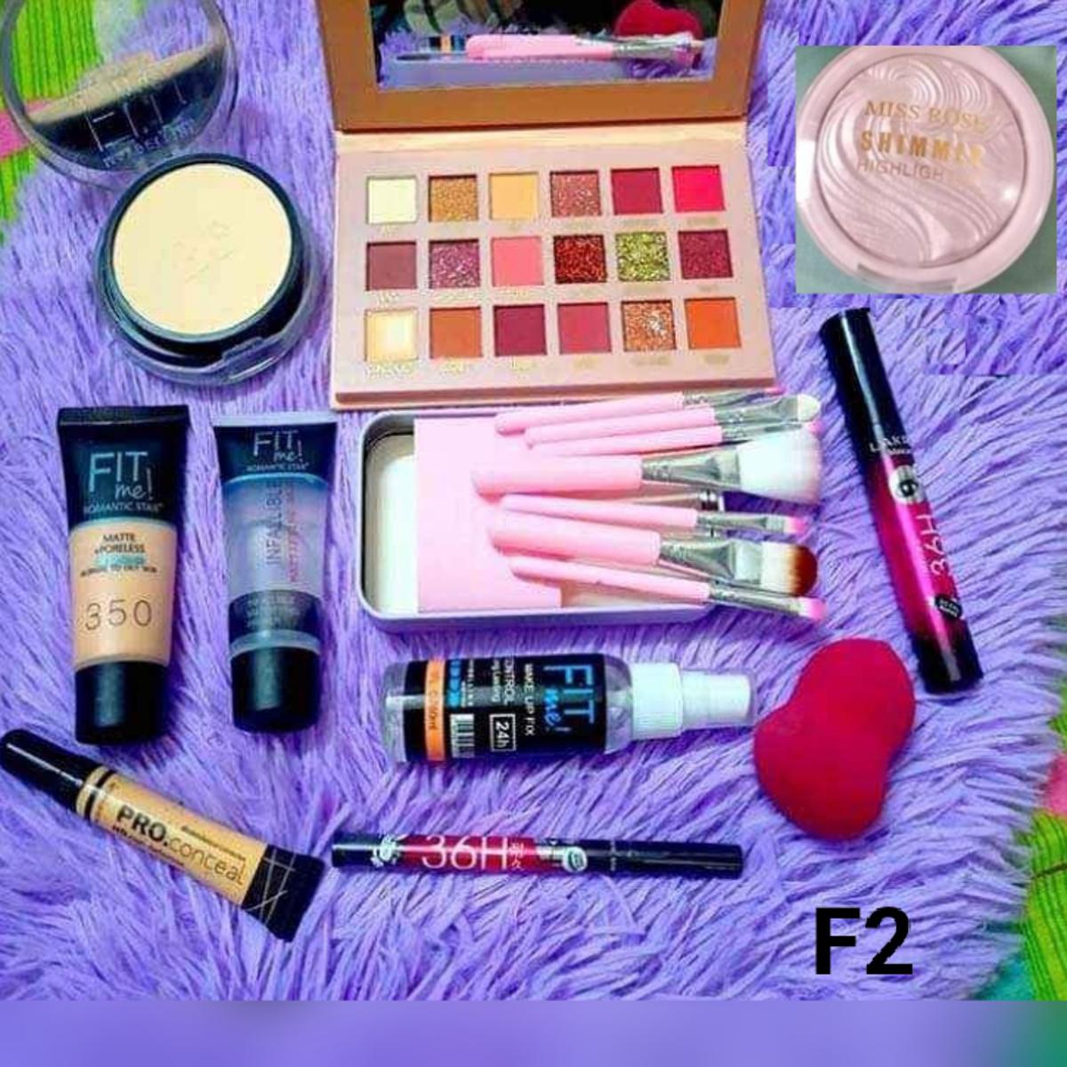 Picture of সম্পূর্ণ মেকআপ কভারেজের সাথে মেকআপ কম্বো সেট11ইন1