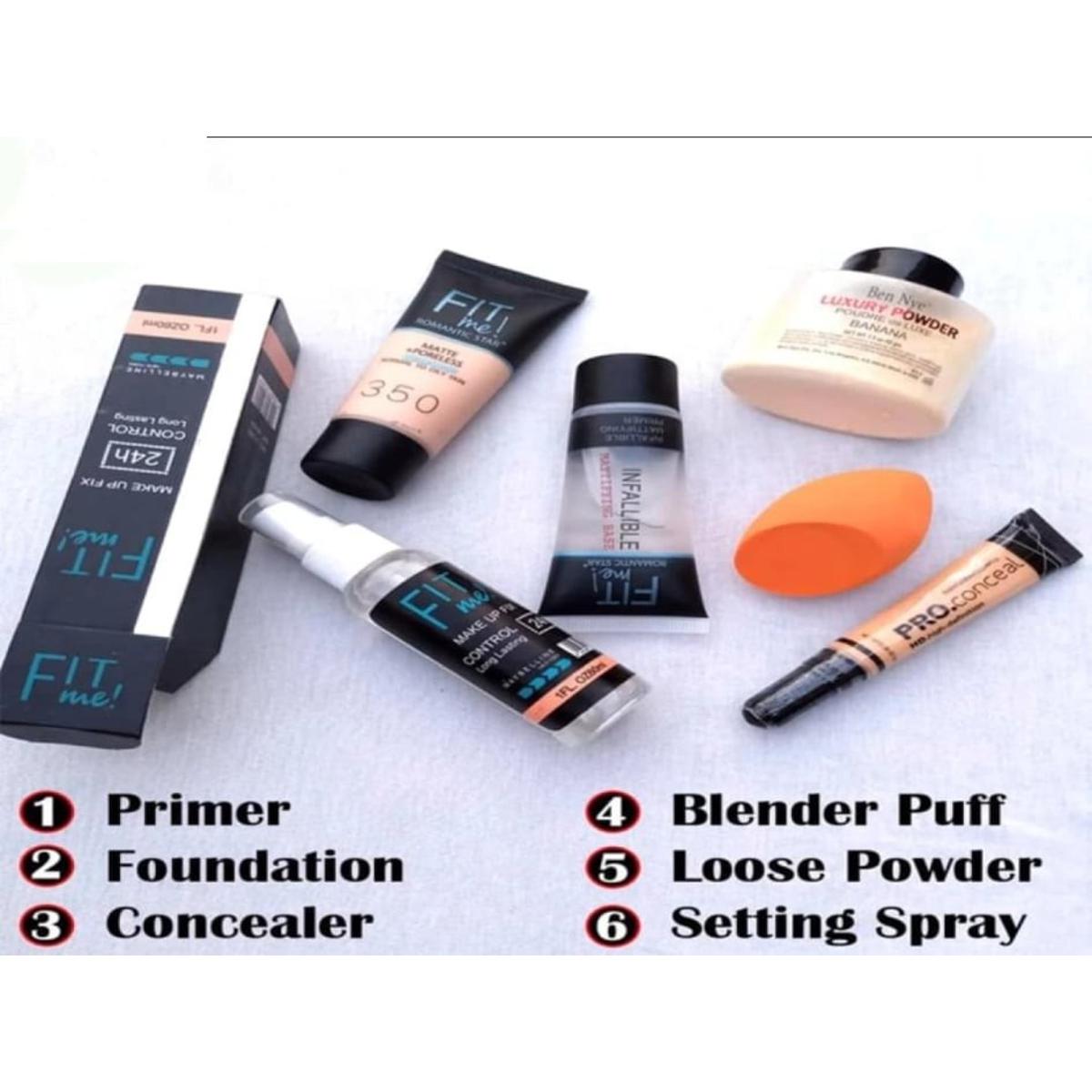 Picture of ফুল মেকআপ কভারেজের সাথে6ইন1মেকআপ কম্বো সেট