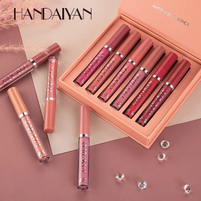 Picture of Handaiyan Matte Liquid Lip Gloss 6 Pieces Set A & B