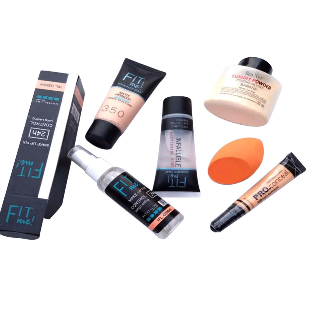 Picture of Make up Combo pack six pcs full coverage foundation
