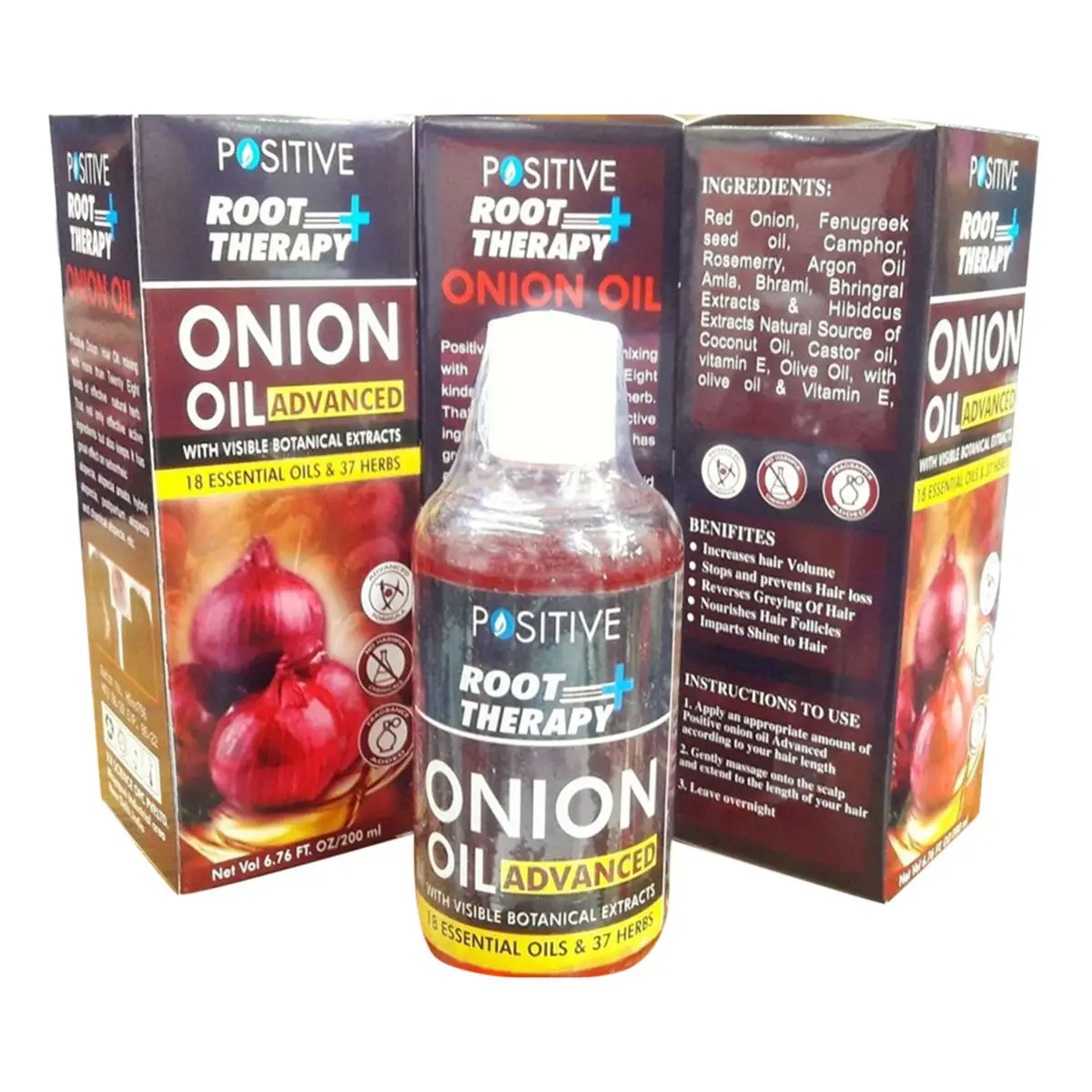 Picture of Positive Root Therapy Onion Oil for Hair-200ml