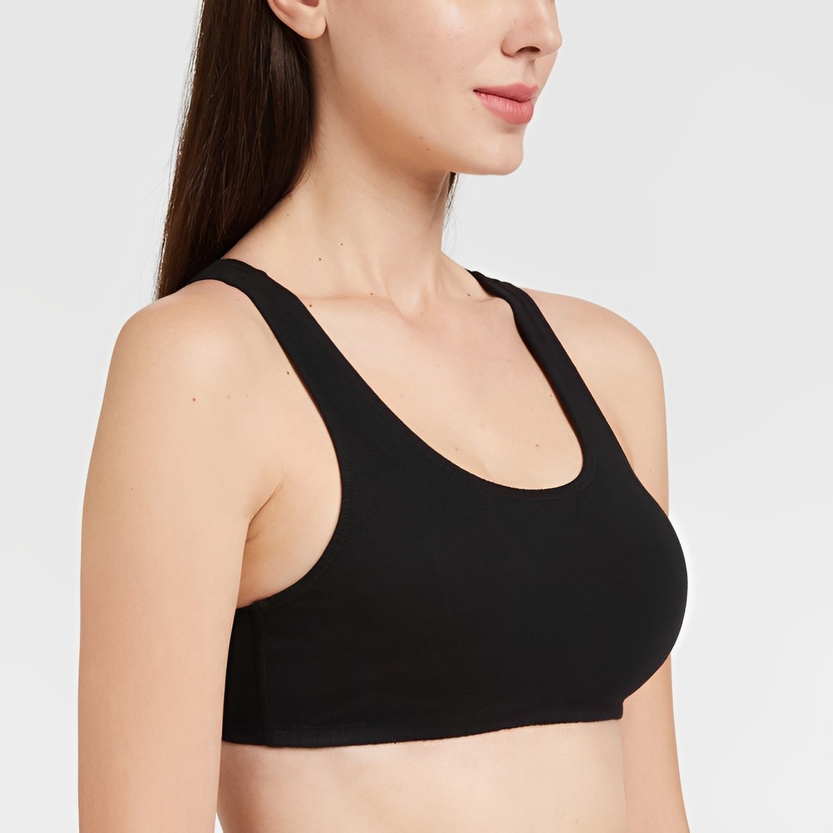 Picture of Semis Sports Cotton Bra Teenagers Bra 2 Piece Multicolor Good Quality - Bra - Bra For Girls - Bra