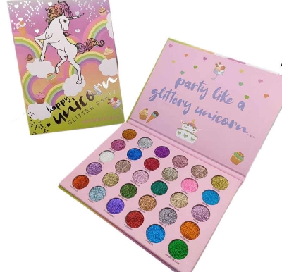 Picture of Ultra Glittery Waterproof Eyeshadow Palette of 30 different color