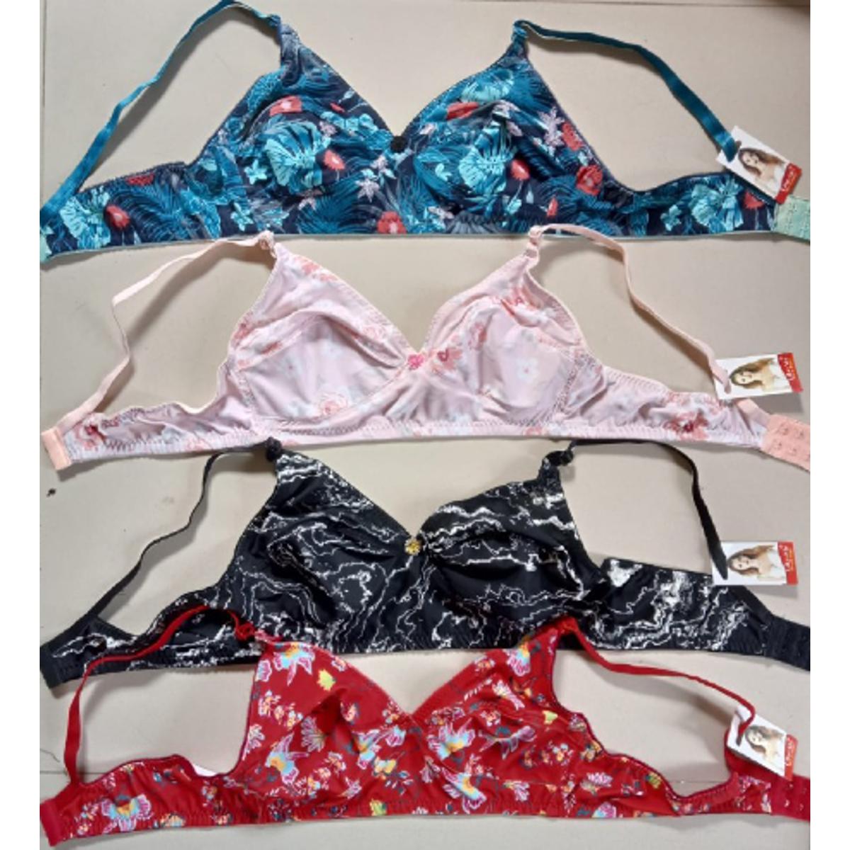 Picture of 4 Piece Stylish Design Stretchable Bra For Women - Bra - Bra For Girls