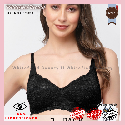 Picture of Export AC Net Bra Comfortable Bra Whitefiled Bra Multicolor Women Stylish Comfort Bra Girls