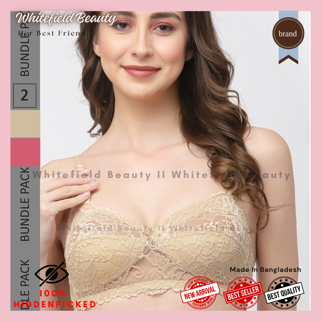 Picture of Export AC Net Bra Comfortable Bra Whitefiled Bra Multicolor Women Stylish Comfort Bra Girls