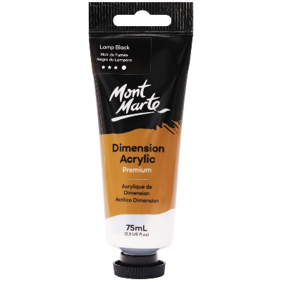 Buy Mont Marte Dimension Acrylic 75ml-Lamp Black at Best Prices in Bangladesh