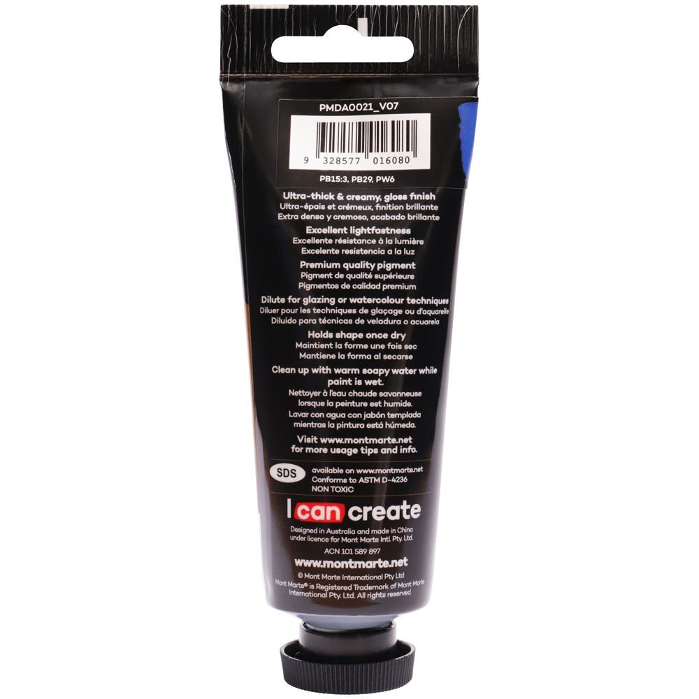 Buy Mont Marte Dimension Acrylic 75ml-Cyan at Best Prices in Bangladesh