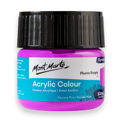 Buy Mont Marte Acrylic Color Paint 100ml-Fluro Purple at Best Prices in Bangladesh