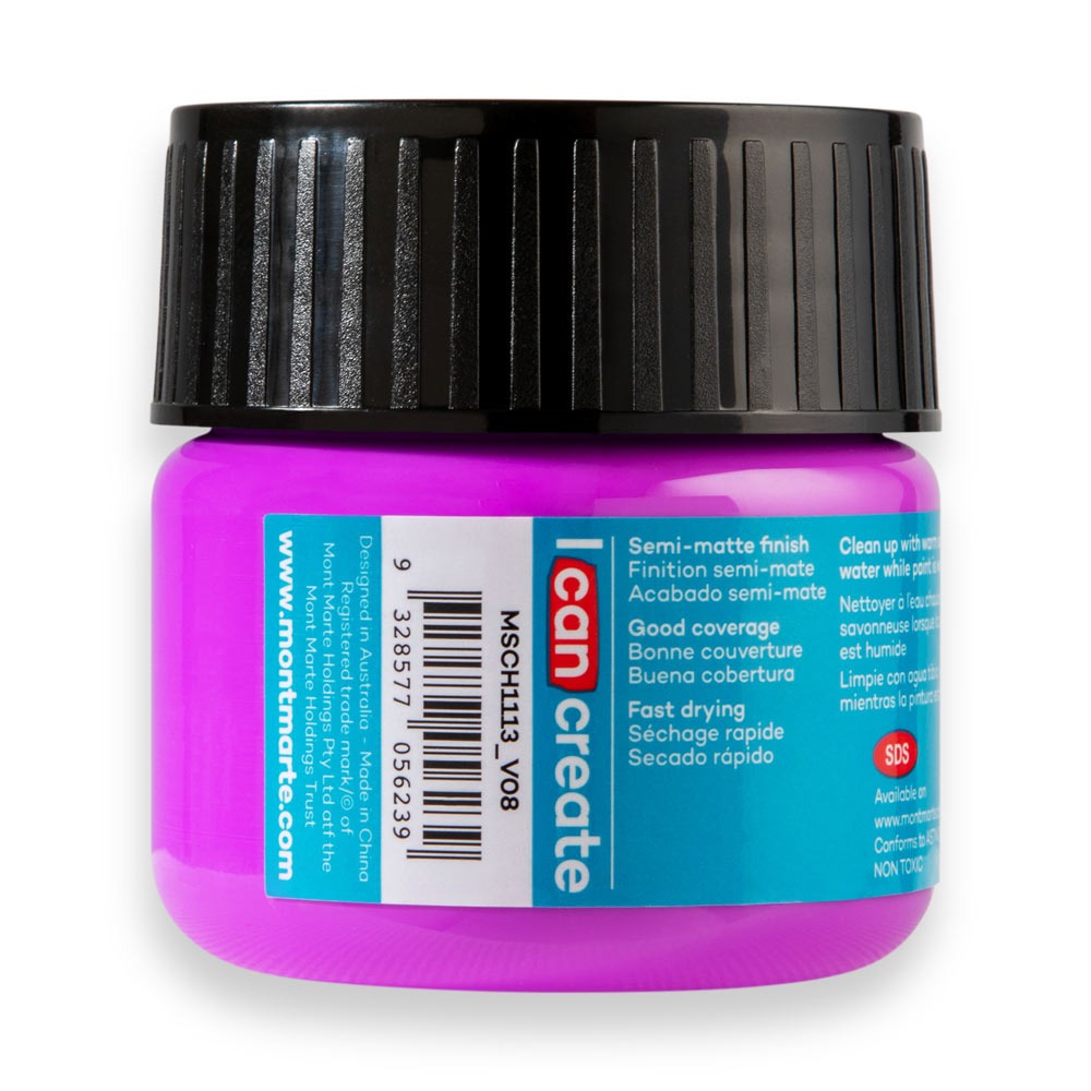 Buy Mont Marte Acrylic Color Paint 100ml-Fluro Purple at Best Prices in Bangladesh