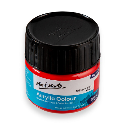 Buy Mont Marte ACRYLIC COLOR PAINT 100ML-BRILLIANT RED at Best Prices in Bangladesh