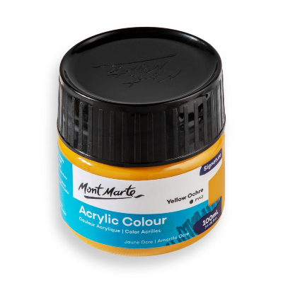 Buy Mont Marte Acrylic Color Paint 100ml-Yellow Ochre at Best Prices in Bangladesh