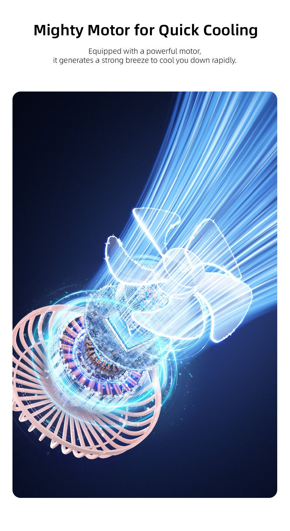 Buy Vyvylabs D11 Mini Foldable Desktop Fan 1200mAh Best Price In Bangladesh	