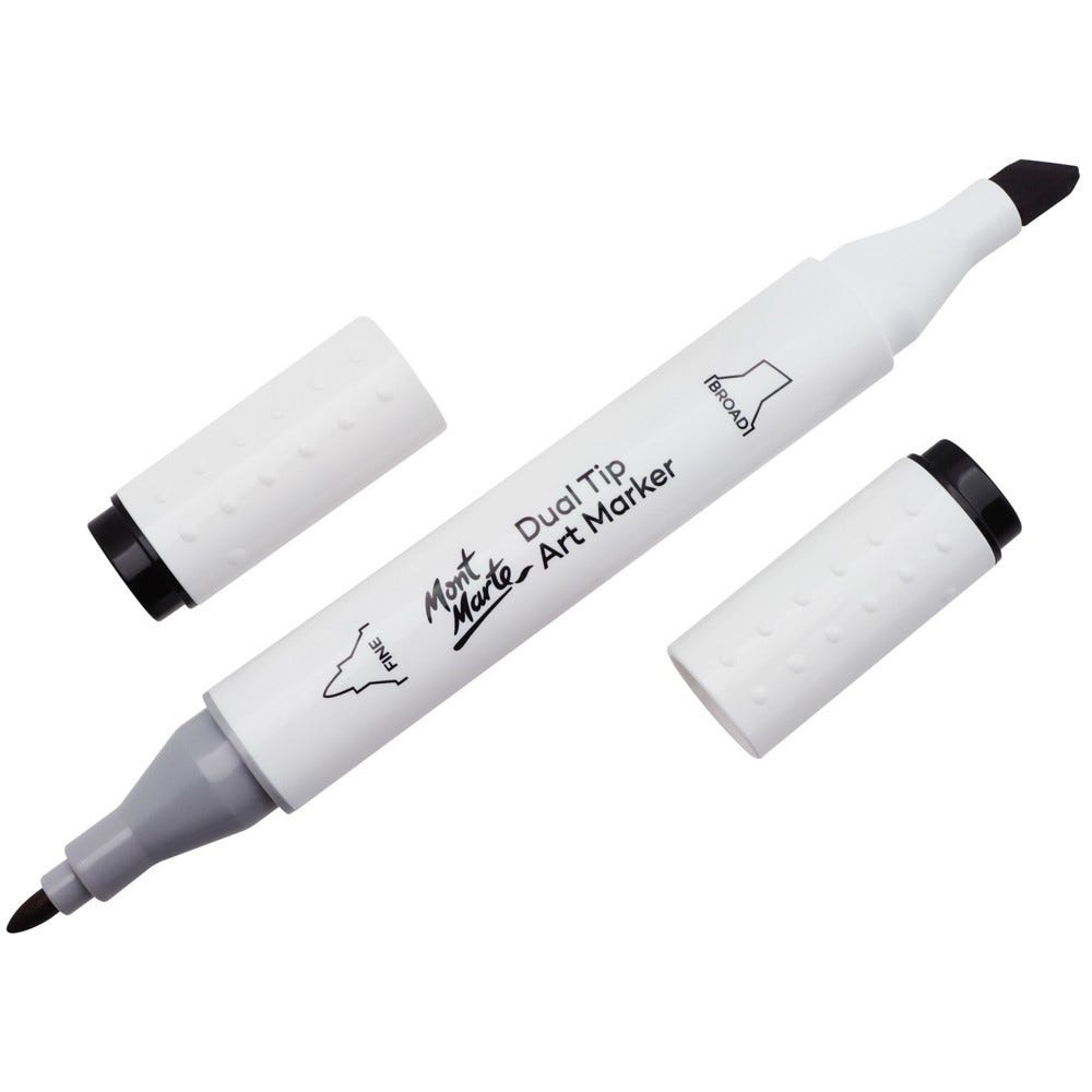 Buy Mont Marte Dual Tip Art Marker - Black GY8 at Best Prices in Bangladesh