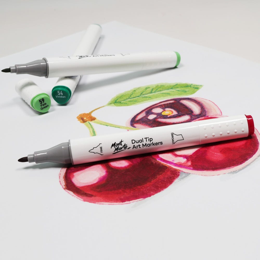Buy Mont Marte Dual Tip Art Marker - Black GY8 at Best Prices in Bangladesh