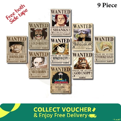 Picture of 9 pcs Wanted Combo Wallboard set for Home Decoration. Wall Decoration for Home