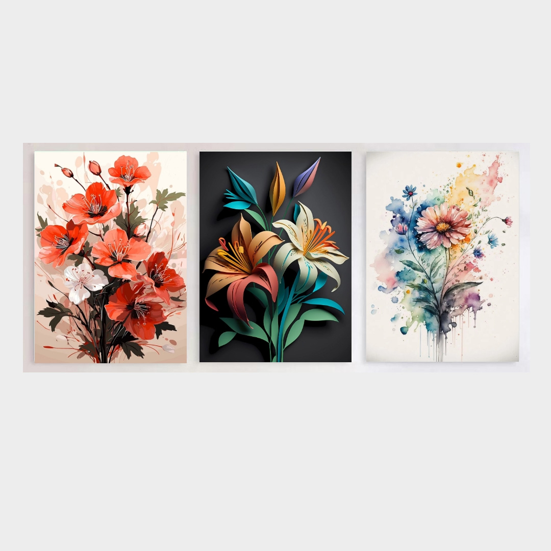 Picture of 3 pcs Most Unique Combo Wallboard set for Home Decoration. Wall Decoration for Home and Office