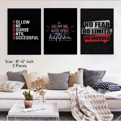 Picture of 3 pcs Most Unique Combo Wallboard set for Home Decoration. Wall Decoration for Home and Office