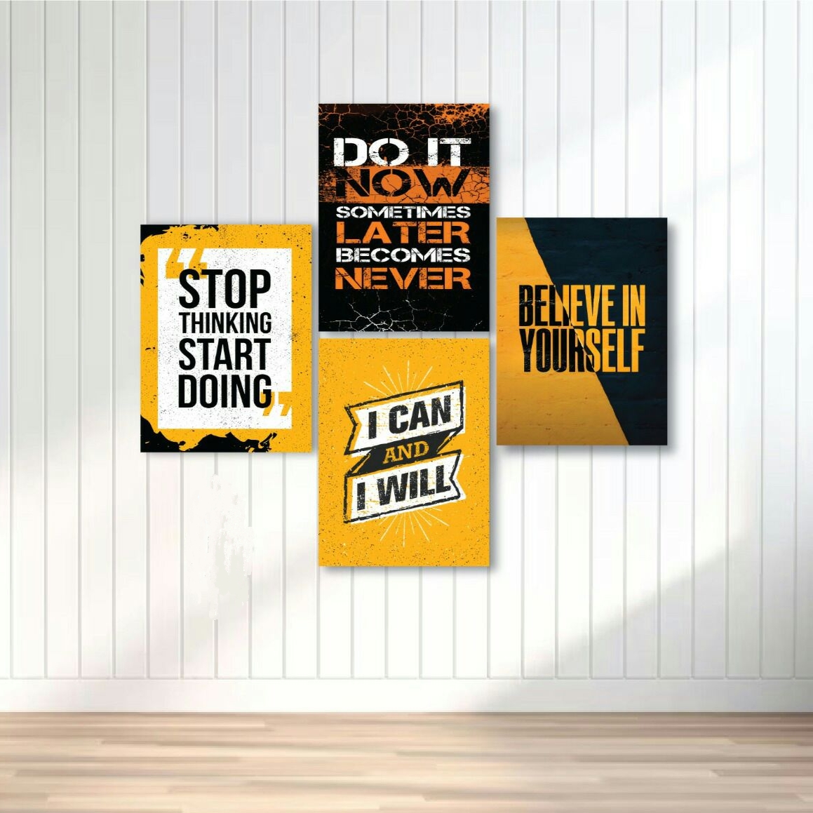 Picture of 4 pcs Most Unique Combo Wallboard set for Home Decoration. Wall Decoration for Home and Office