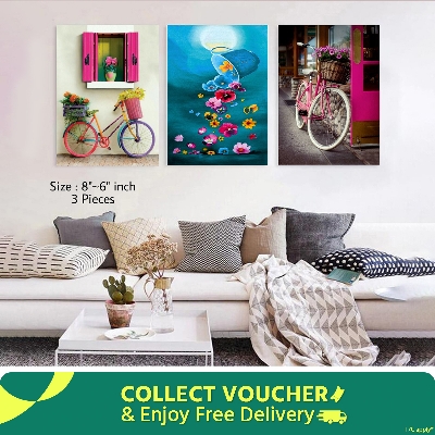 Picture of 3 pcs Most Unique Combo Wallboard set for Home Decoration. Wall Decoration for Home and Office