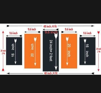 Picture of 5Pcs In 1 Set Wall Canvas Art Ready to Hang for Living Room or Bedroom Home Decoration On Wall Canvas Painting Wall