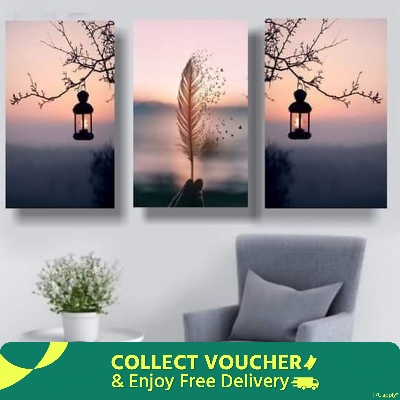 Picture of 3 pcs Most Unique Combo Wallmate set for Home Decoration. Wall Decoration for Home and Office