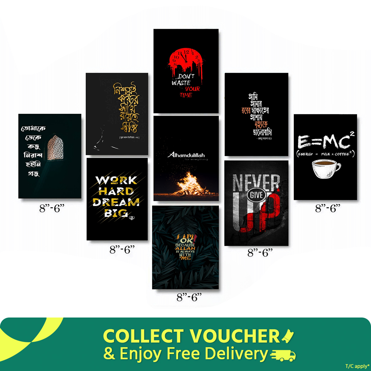 Picture of 9 pcs Most Unique Combo Wallboard set for Home Decoration. Wall Decoration for Home