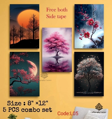 Picture of 5 pcs Most Unique Combo Wallmate set for Home Decoration. Wall Decoration for Home and Office