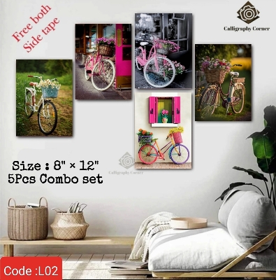 Picture of 5 pcs Most Unique Combo Wallmate set for Home Decoration. Wall Decoration for Home and Office