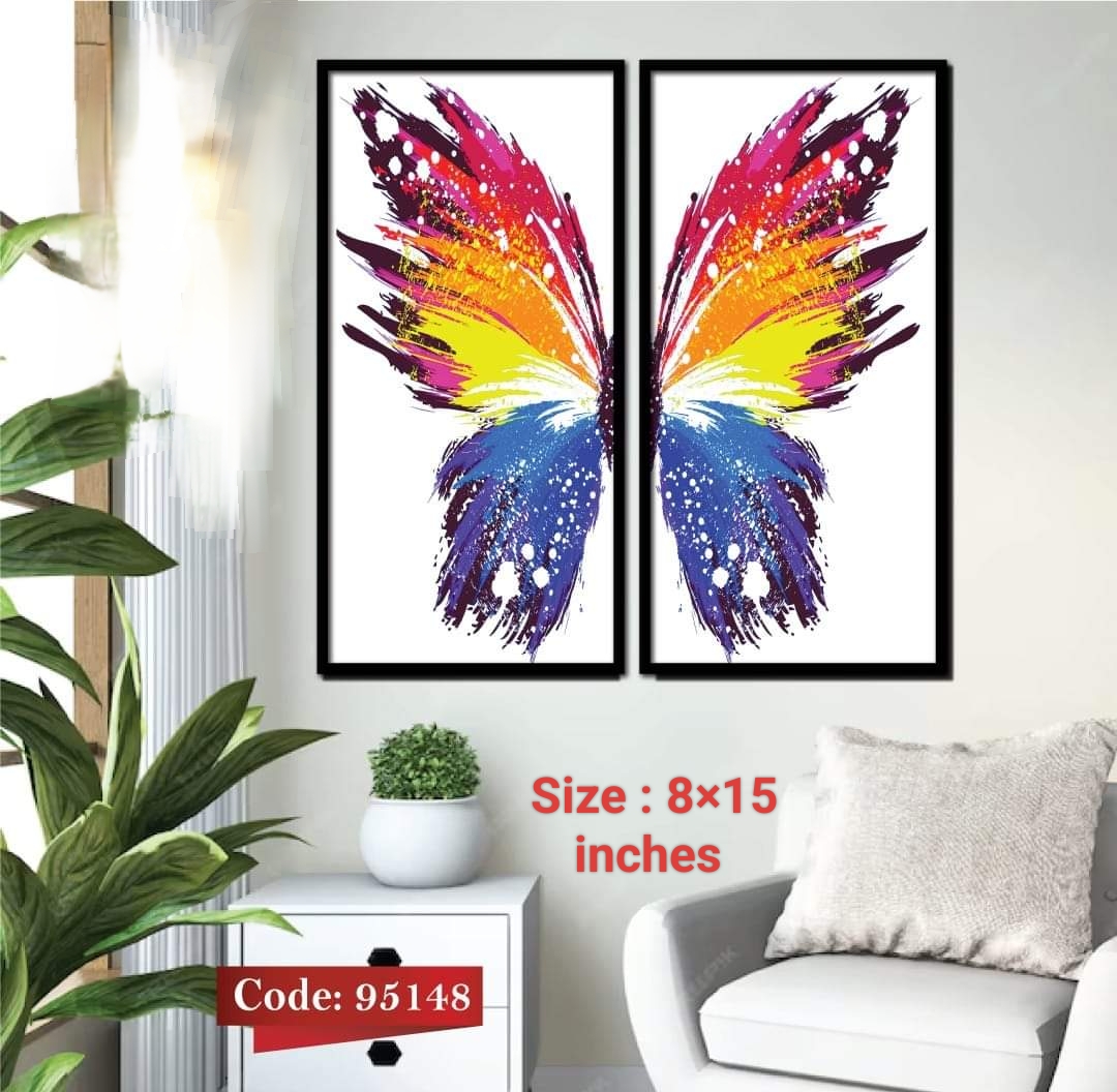 Picture of Wall decoration 2pcs Unique Design wallmate Home Decoration poster on PVC Combo Set