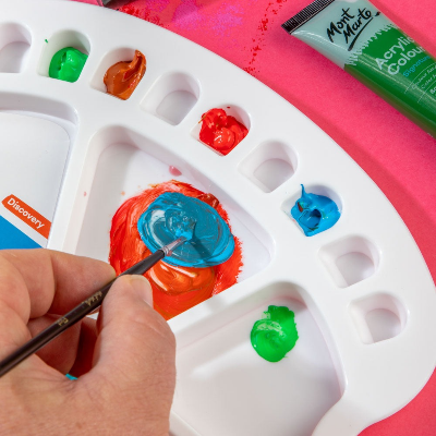 Buy Mont Marte Oval Plastic Palette 34*25cm at Best Prices in Bangladesh