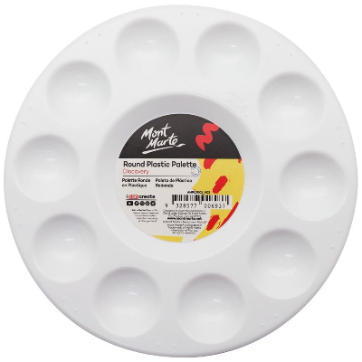 Buy Mont Marte Round Plastic Palette 17 cm at Best Prices in Bangladesh