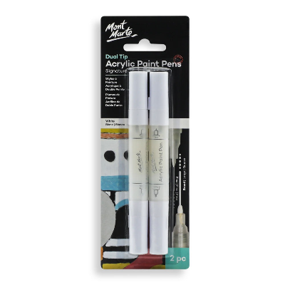 Buy mont-marte-acrylic-paint-pens-dual-tip-white-2pc at Best Prices in Bangladesh