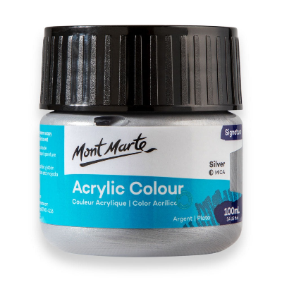 Buy Mont Marte Acrylic Colour Paint 100ml-Silver at Best Prices in Bangladesh