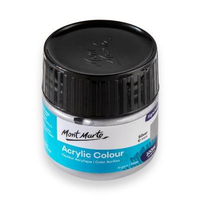 Buy Mont Marte Acrylic Colour Paint 100ml-Silver at Best Prices in Bangladesh