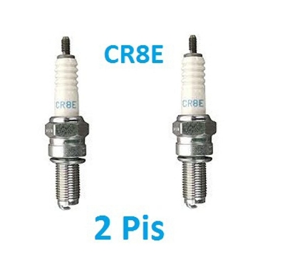 Picture of 2 Pis -CR8E Spark Plug For Apache RTR Motorcycle Long