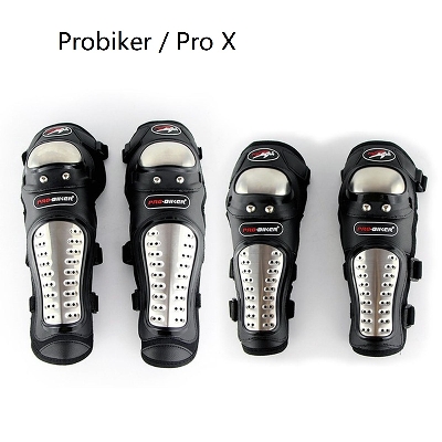 Picture of Pro Biker or Pro X Motorcycle Long knee guard elbow Guard Stainless Steel for biker